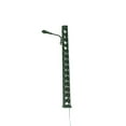 thumbnail image 2 of Bewildely Modelo de lámpara de vía férrea diseño clásico Mini paisaje escalera ligera farolas resistencia al aire libre LED farola de Metal Artesanía Verde (luz cálida) Bewildely HA064495-06, 2 of 6