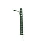 thumbnail image 2 of Billuyoard Modelo de lámpara de vía férrea diseño clásico Mini paisaje escalera ligera farolas resistencia al aire libre LED farola de Metal Artesanía Verde (luz cálida) Billuyoard HA064495-06, 2 of 6