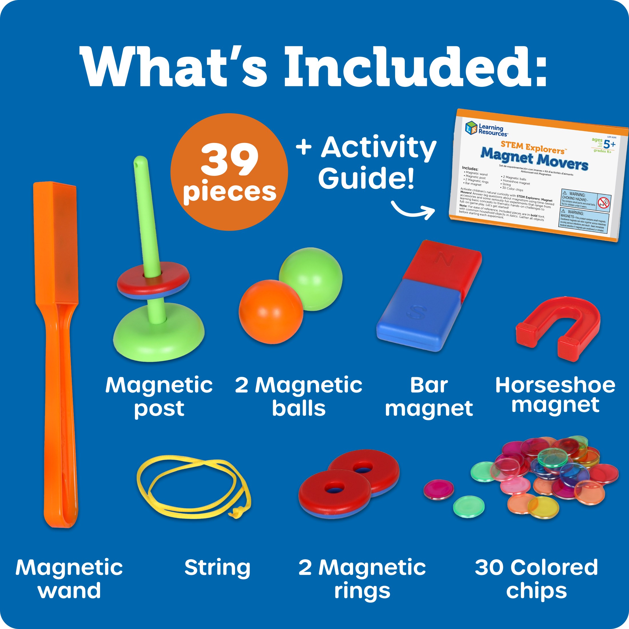 Learning Resources STEM Explorers Magnet Movers Science Set photo 6