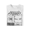thumbnail image 2 of Anthrax - Frequency Unisex T-Shirt - White - Small, 2 of 5