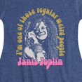 thumbnail image 3 of Janis Joplin - One Of Those Regular Weird People - Toddler And Youth Girls Fit And Flare Dress, 3 of 4
