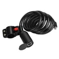 thumbnail image 5 of Cerradura antirrobo portátil sin llave de seguridad impermeable con huella dactilar inteligente para bicicleta y motocicleta, 5 of 5