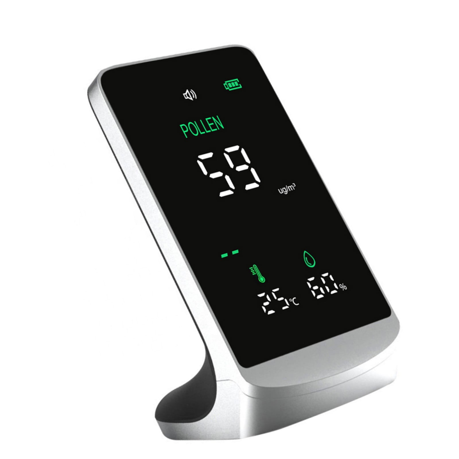 Pollen and Particulate Detectors with Temperature and Humidity Monitoring for Travel and Home Air Quality Management