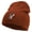 Red, variant on 3D Comic Letter Z Embroidered 8 Inch Short Beanie - Black OSFM