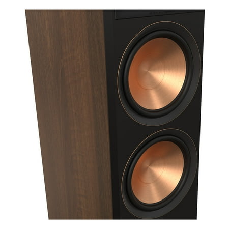 Klipsch - Reference Premiere Dual 8" 600-Watt Passive 2-Way Floor Speaker (Each) - Walnut