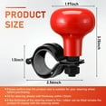 thumbnail image 2 of 2 Pieces Steering Wheel Knob Spinner Knobs Steering Wheel 360 Degrees Rotation Tractor Accessories for Cars, Trucks, Tractors, Boats(Red) Red, 2 of 7