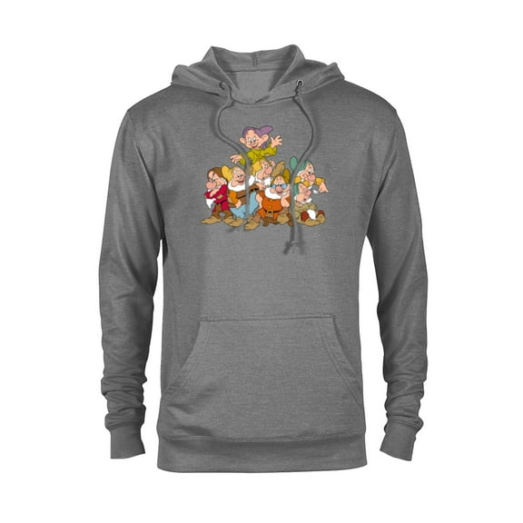 Disney Snow White & the Seven Dwarfs Group Fun - Pullover Hoodie for Adults - Customized-Athletic Heather
