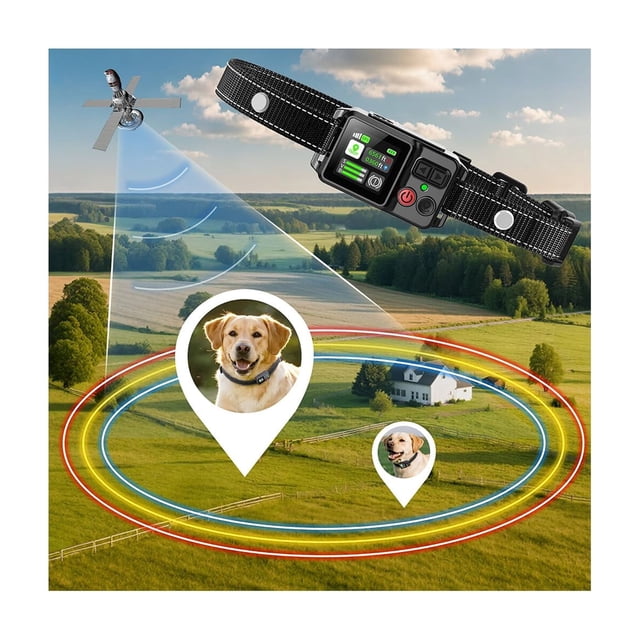 Sistema de valla GPS inalámbrico para perros Sglyq con perros de 15 a 120 libras