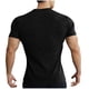 thumbnail image 4 of pstuiky camisetas de hombre, Camisa informal de manga corta con botones y cuello vuelto de color liso para hombre camisas casuales para hombre l, 4 of 4