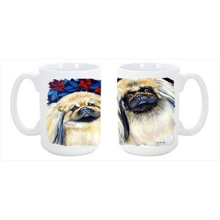 

What a pair of Pekingese Dishwasher Safe Microwavable Ceramic Coffee Mug