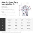 thumbnail image 6 of Uemuo Dinosaur Pattern Cotton Linen Short Sleeve Shirts,Casual Lightweight Button Down Shirts,Vacation Beach Summer Tops-Medium, 6 of 7