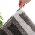 thumbnail image 5 of Soft Comfortable Bathroom Rug Bath Mat Modern Anti Slip Microfiber Fluffy Waterproof Bath Mat Polyester Carpet,A,Plush, 5 of 9