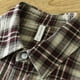 thumbnail image 3 of Camisas s Para Hombre Interior Camisa a cuadros Vintage de primavera y otoño para hombre, abrigo de ocio literario suelto de manga larga de algodón para (Red, XXL), 3 of 7