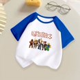 thumbnail image 4 of juego Anime estampado algodón manga corta Top niños hogar camiseta Anime periférico regalos de cumpleaños, 4 of 5