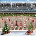 thumbnail image 1 of Christmas Garage Decor Cloth Merry Christmas And Festive Outdoor Garage Door Hanging Cloth, 1 of 5