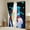 Neon Blue Cloud, variant on Cartoon Cowgirl Window Curtain,Inspirational Quotes Curtains for Kids Teens Girls Boys Room Decor,Fashion Western Girl Window Treatment Curtain American Girl Window Drapes,2 Panels,42Wx84L