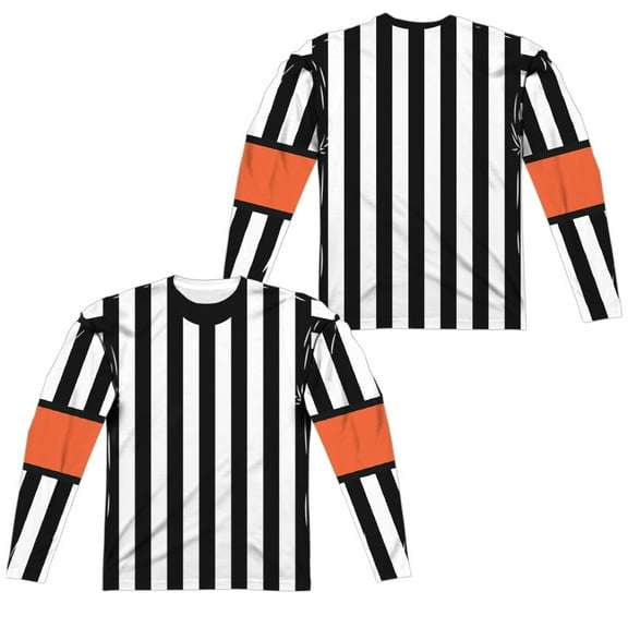 Referee Shirt (Front - Back Print) - Regular Fit Long Sleeve Shirt - Small