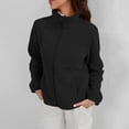 thumbnail image 6 of STETMN Women's Lightweight Polar Fleece Coat Full Zip Stand Collar Jacket Fall Winter Warm Coats, 6 of 8