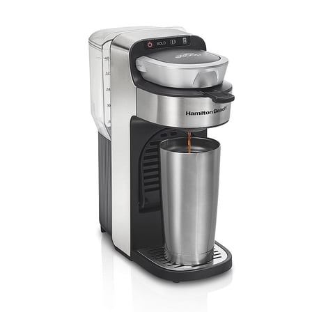 The Single-Serve Coffee Maker with Removable Reservoir - BLACK
