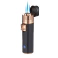 thumbnail image 2 of Visol Saddle Black & Rose Gold Triple Torch Cigar Lighter, 2 of 4