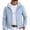 Light Blue, variant on Hooded Diamond Quilted Lightweight Sun Protection Jacket Men Hooded Zip Up Breathable Outdoor Jacket Red M