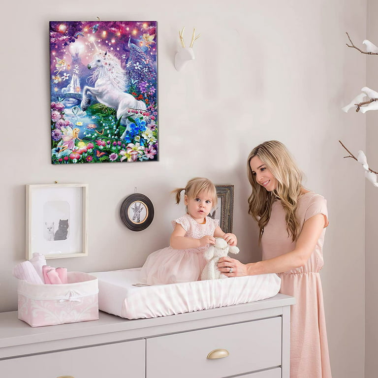 Premium Photo  Unicorn Print Unicorn Nursery Wall Art Nursery Print  Nursery Girls Kids Room Decor Baby Print