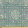 thumbnail image 2 of Floral Upholstery Fabric by the Yard, Minimalistic Graceful Flowers Repetitive Pattern, Decorative Fabric for DIY and Home Accents, Multicolor by Ambesonne, 2 of 5