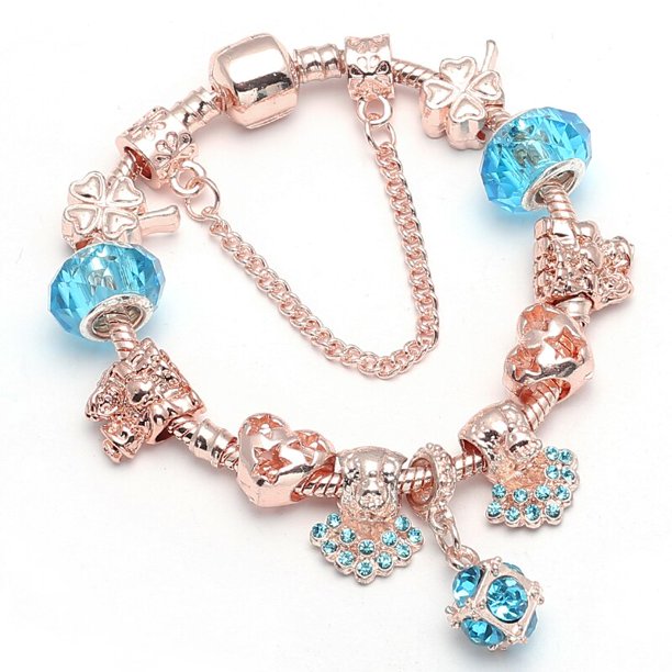 BAOPON 2019 amor corazón encanto pulseras y brazaletes para mujeres joyería DIY Marano cuentas fina pulsera amante esposa boda joyería Fivean unisex