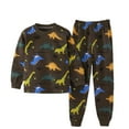 thumbnail image 2 of ATOGUTA Unisex Kids Thermal Underwear Long Johns Set with Fleece Lined, Sizes 3T-10, 2 of 6