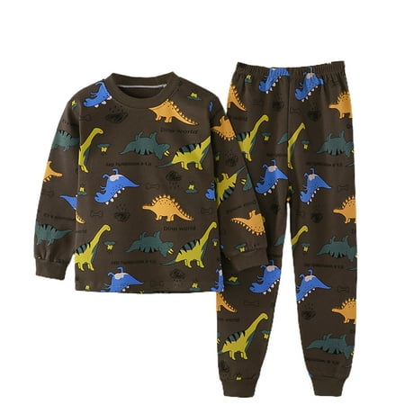 

Yievot Spring Fall Newborn Baby Boy Clothes Dinosaur Printed Long Sleeve Cute Toddler Boys Baby Outfits 3-12 Years 2024 Baby Outfits Clothing on Clearance