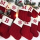 thumbnail image 2 of Calcetines tejidos con letras del alfabeto navideño Adornos para árboles de Navidad Decoraciones navideñas para el hogar 2023 Navidad Noel 2024 Regalo de Navidad, 2 of 5