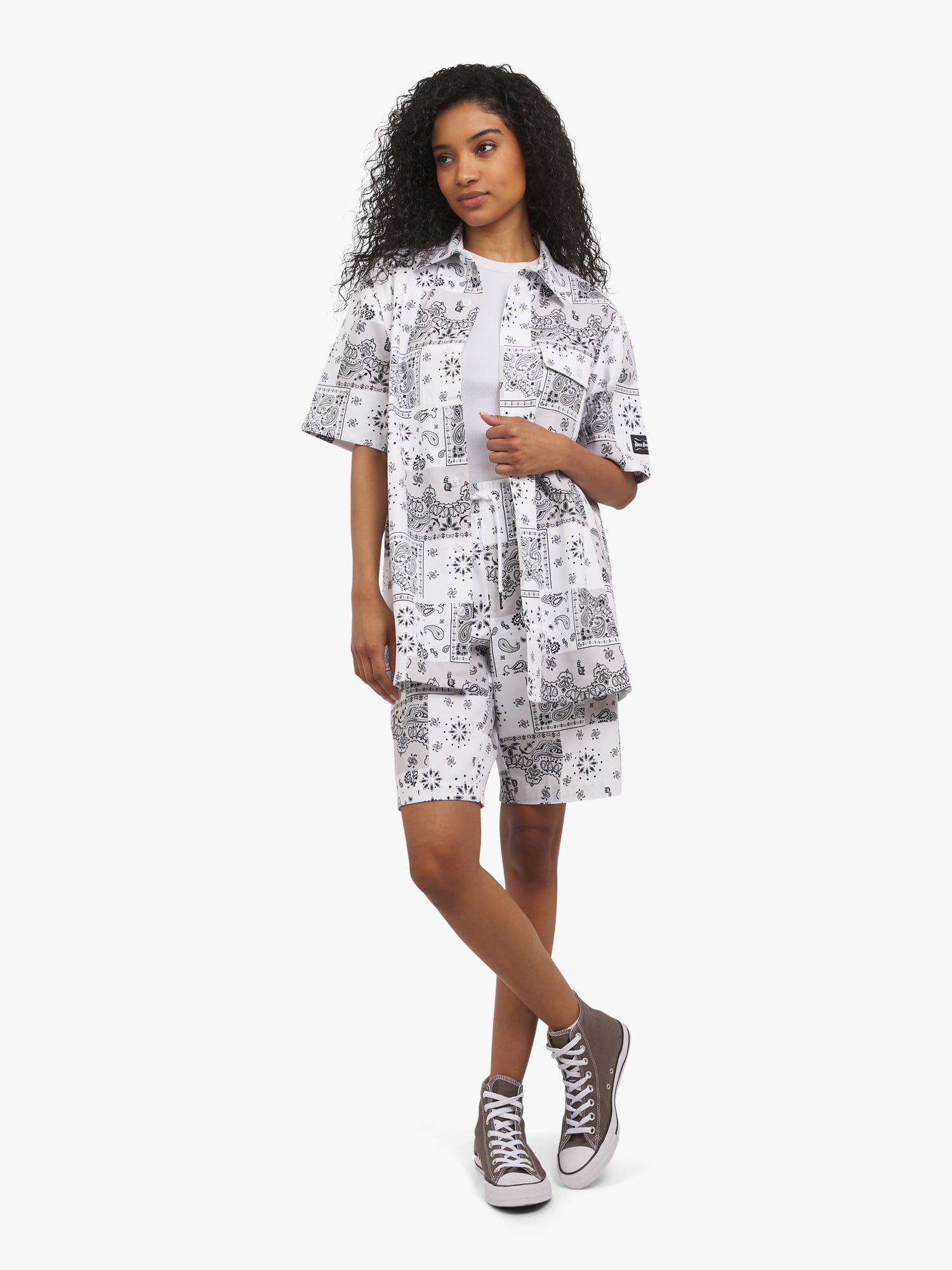 Dogg Supply by Snoop Dogg Paisley Print Shorts, Men's Sizes XS - 3XL