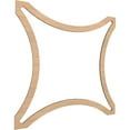 thumbnail image 3 of 23 3/8"W x 23 3/8"H x 3/8"T Extra Large Lilley Decorative Fretwork Wood Ceiling Panels, Hickory, 3 of 10