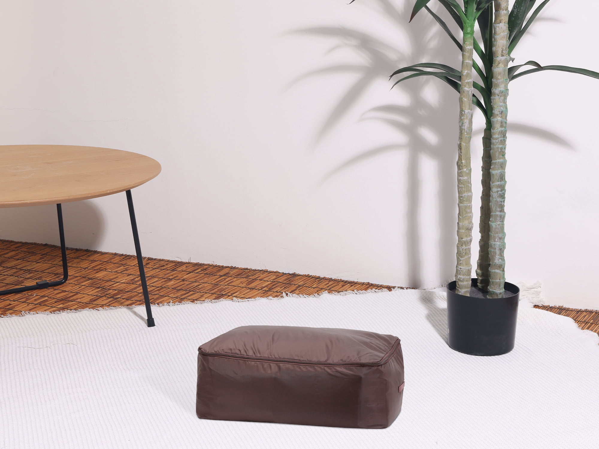 Unique Bargains 1 Pack Clothes Storage Bags Moving Bags Coffee 23*15.5*8.5in