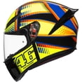 thumbnail image 4 of AGV K1 Valentino Rossi Soleluna 2015 Motorcycle Helmet Yellow/Black XL, 4 of 5
