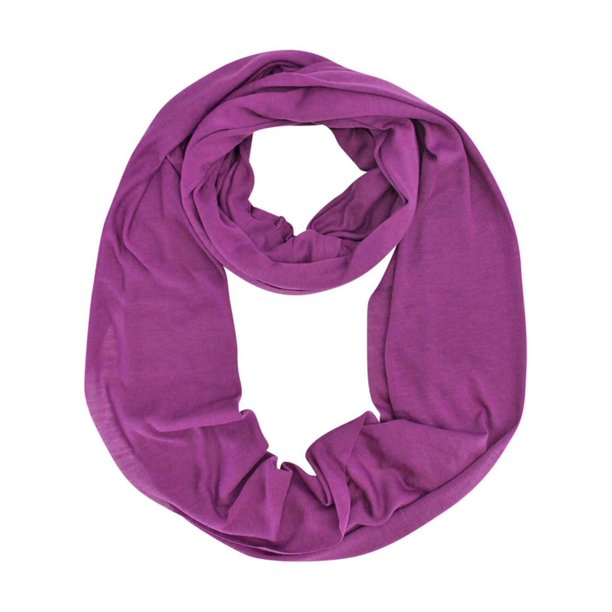 Luxury Divas Jersey Knit Infinity Neck Scarf