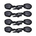 thumbnail image 3 of 4 Pairs Leather Sew-On Toggles Resin Horn Button Closures DIY Sewing Black, 3 of 6