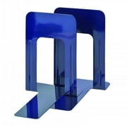 Angle View: STEELMASTER Soho Collection 241009108 9 in. Bookends Deluxe Blue