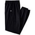 thumbnail image 3 of Champion Men's Big and Tall Fleece 2-Pocket Closed Bottom Pants, Black, Size 3XLT, 3 of 3