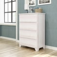 thumbnail image 2 of Maxwood Furniture, Inc. Max and Lily Farmhouse 4 Drawer Dresser Driftwood, 2 of 5