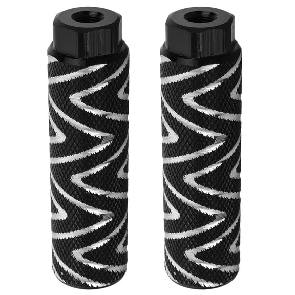 OFFIGAM Aluminum Alloy Cycling Pegs 1 Pair with Textured Grip for Mountain Bike Accessories and Lightweight