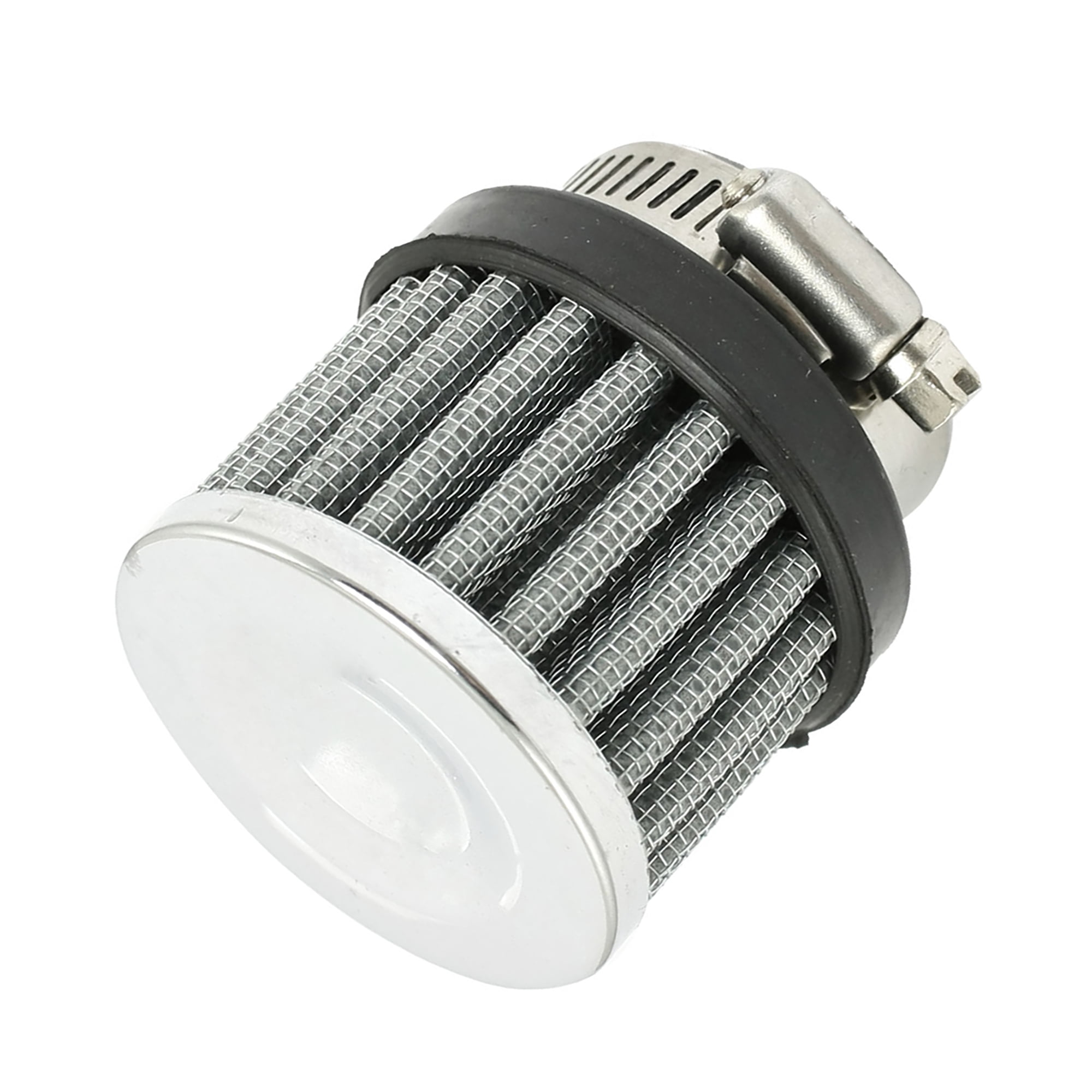 Unique Bargains 1pc 0.98"-1.50" Hose Clamp Universal Car Air Filter Silver Tone