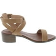 thumbnail image 6 of Top Moda Vision-75 Women's Ankle Wrap Adjustable Buckle Stacked Chunky Heel Sandal, 6 of 7