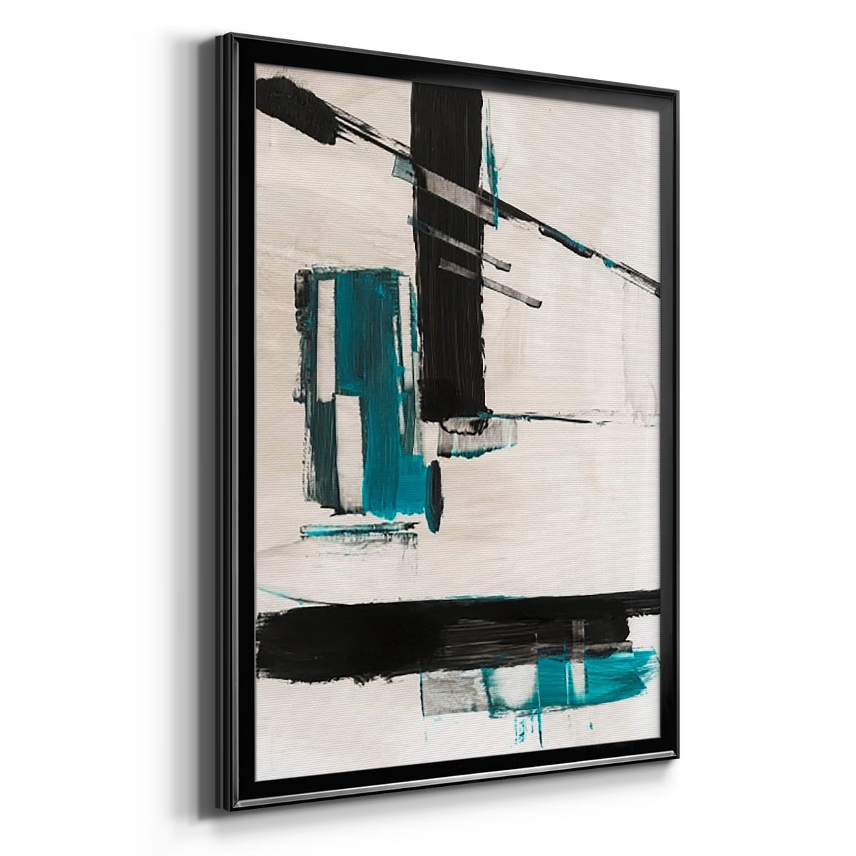 Geometry Notes II Premium Framed Print, in Gold, Black, or Silver - Ready to Hang