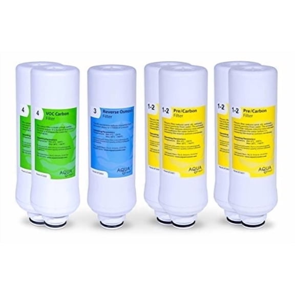 AquaTru Replacement Water Filters, 4-Stage Filtration Combo Pack