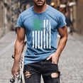 thumbnail image 1 of zanvin Men's Irish Shamrock St Patrick's Day T-Shirt, Light Blue, L, 1 of 3