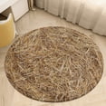 thumbnail image 6 of Dry Straw Round Carpet Circle Rug Outdoor Patio Area Rug Washable Large Area Rugs Hallway Room Decor Fitness Mats, 6 of 8