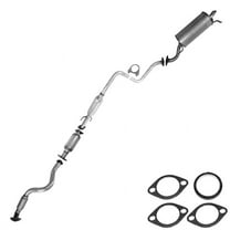 Front pipe Catalytic Resonator Muffler Exhaust Kit compatible with09-2011 Chevy