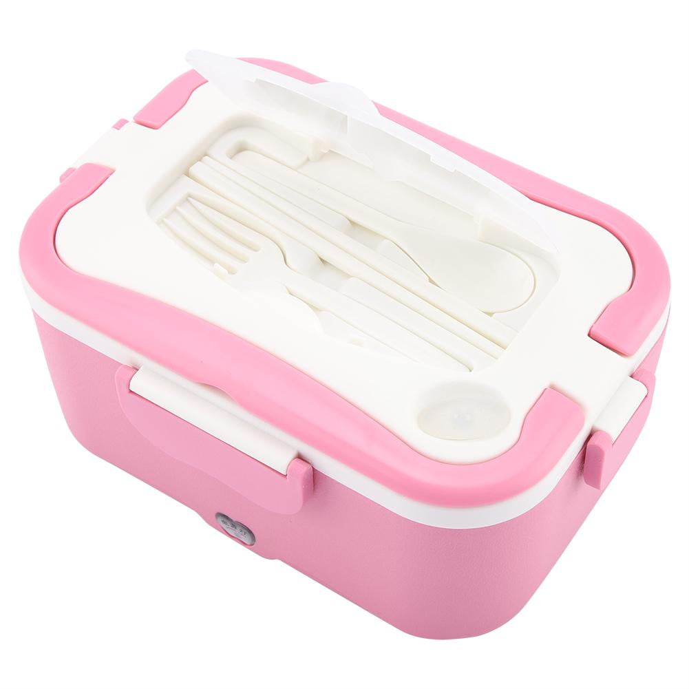Mgaxyff 1.5L Portable 12V/24V Car Electric Heating Lunch Box Bento Food