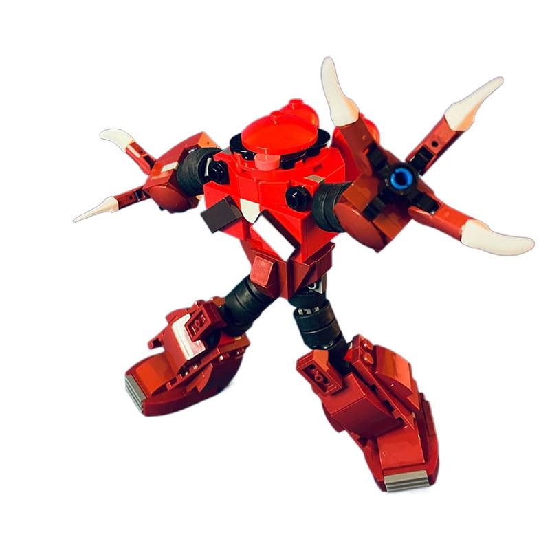 Gundam Kampfer Mecha Building Blocks Set Iconic Red Mobile Suit Detailed Collector’s Item Compatible with Major Brick Brands